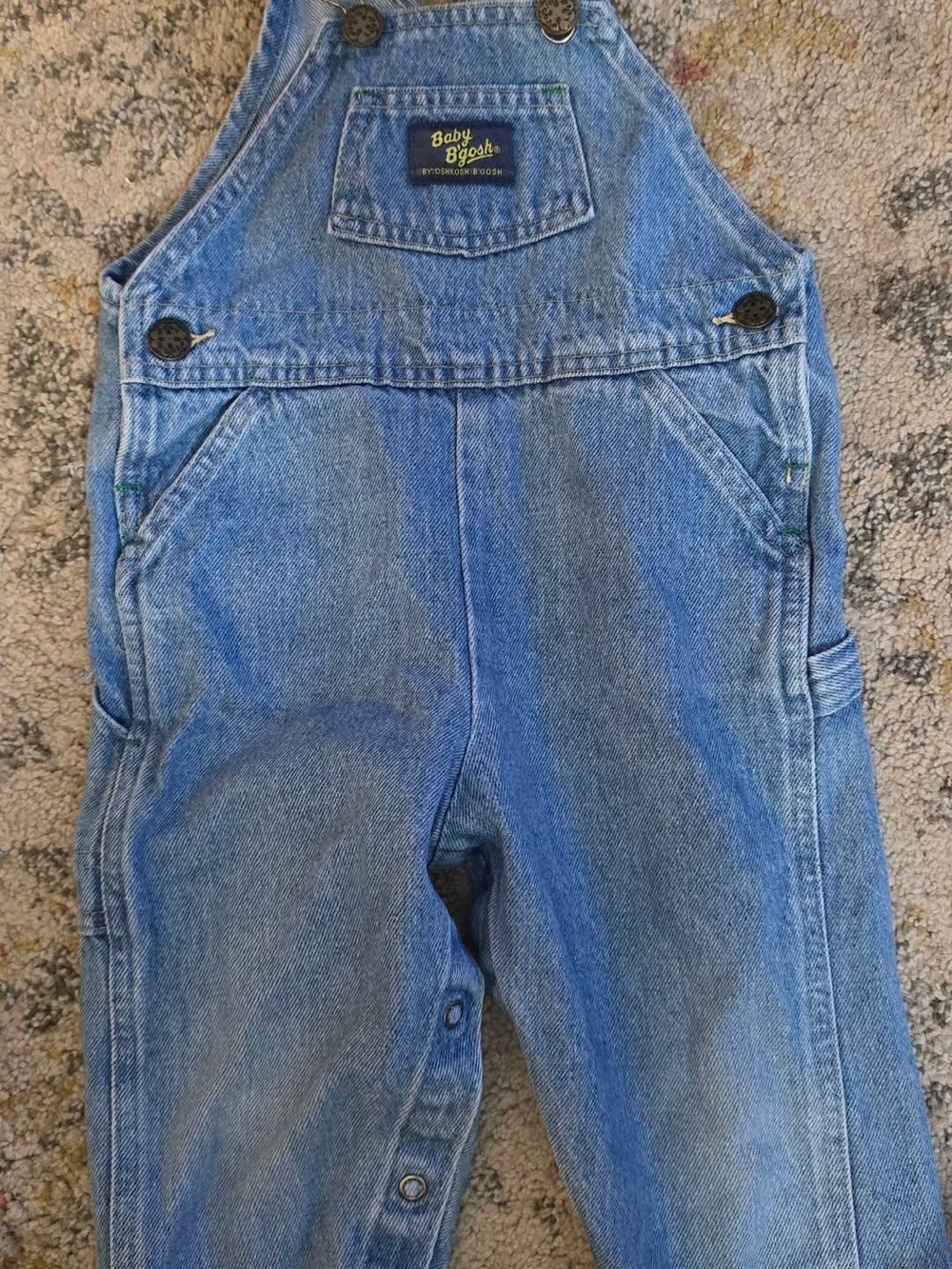 OshKosh B'gosh Light Blue Denim Overalls One-Piece